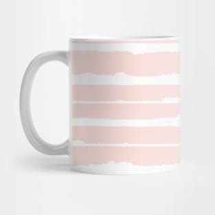 Blush Watercolor Stripes Mug